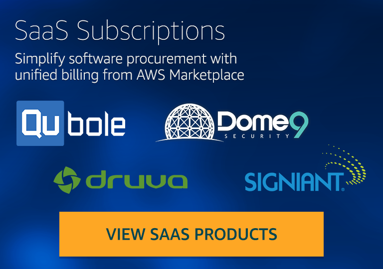 AWS Marketplace: Homepage